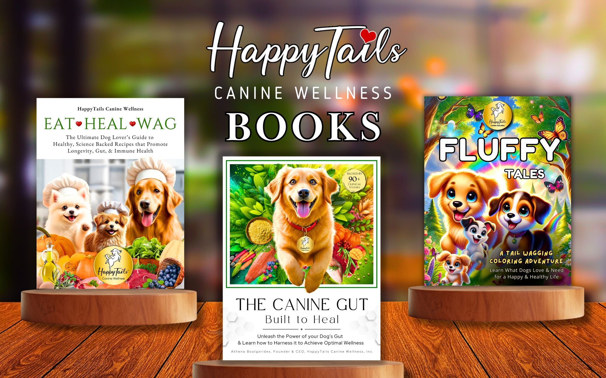 happytails canine wellness premium natural dog treats supplements made in usa
