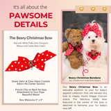 Load image into Gallery viewer, Beary Christmas Bow