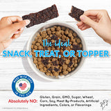 Laden Sie das Bild in den Galerie-Viewer, HappyTails Canine Wellness jazzy jerky wag-a-licious beef dog jerky treats 95 percent natural premium beef all american premium dog treat snacks toppers