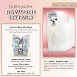 Laden Sie das Bild in den Galerie-Viewer, Aurora Borealis Bow from Fluffy Butts Designs