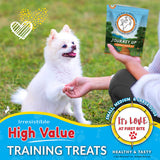 Load image into Gallery viewer, HappyTails Canine Wellness Journey Up! premium high value dog training treats with berries fruit vegetables prebiotics omegas optimal health training treats